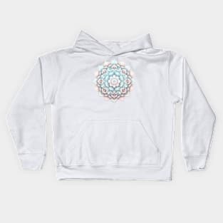 Creating this mandala was both relaxing and mesmerizing Kids Hoodie